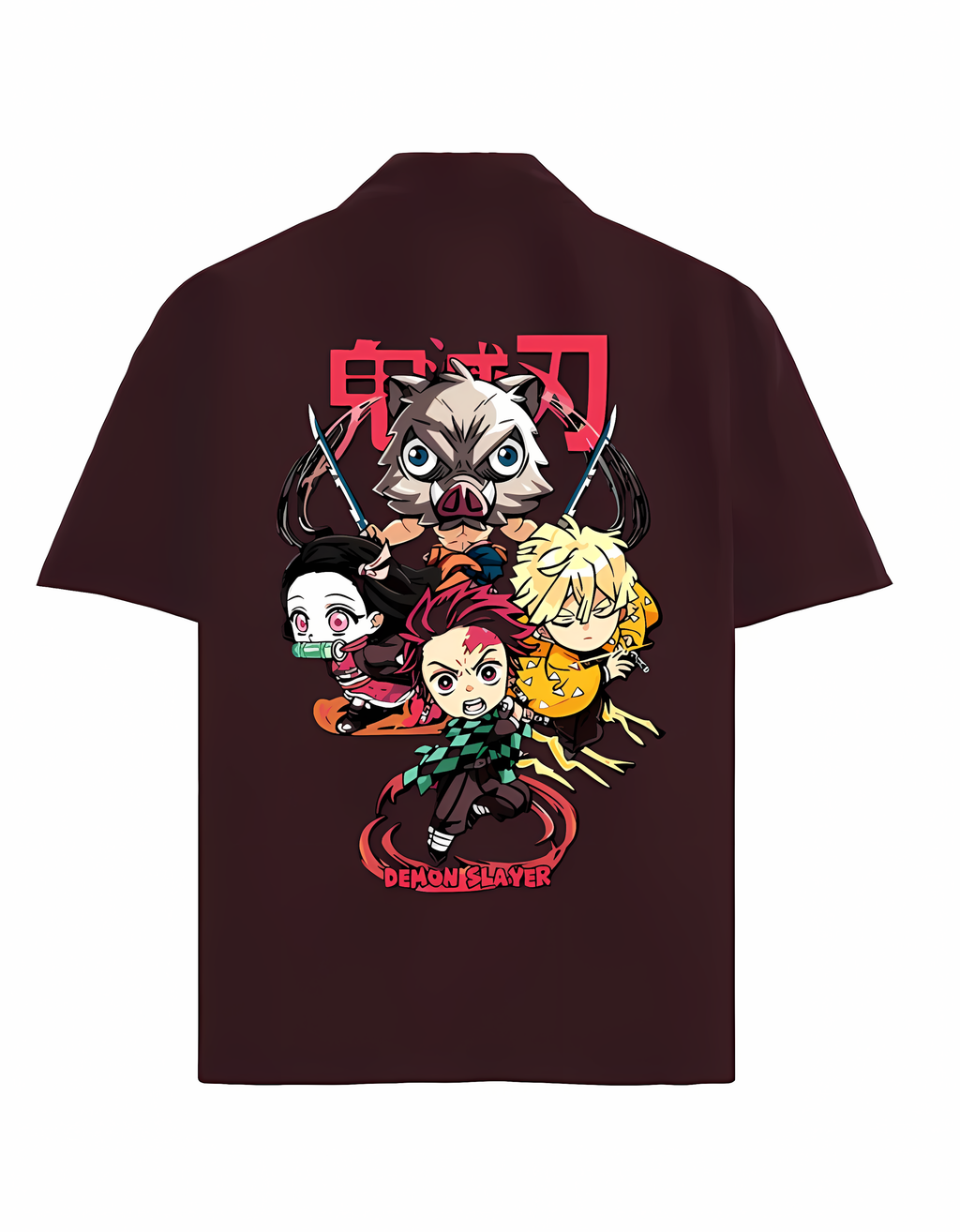 Oversized Shirt (DEMON SLAYER TRIO)  Japanese Style Edition