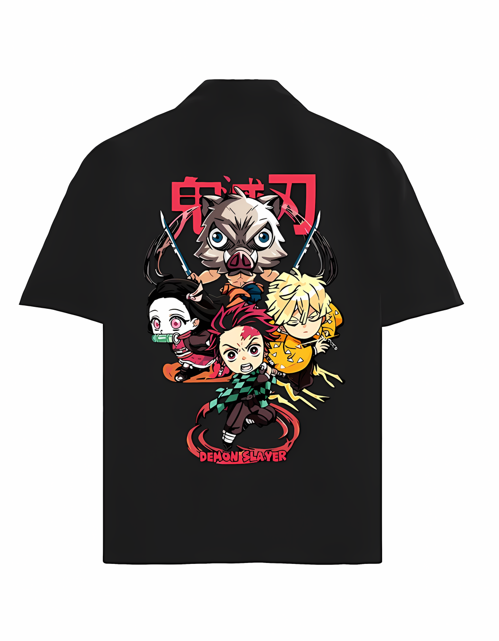 Oversized Shirt (DEMON SLAYER TRIO)  Japanese Style Edition