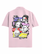 Oversized Shirt (Demon Slayer Trio) Japanese Style Edition