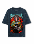 Vintage Oversized Tee (DEMON SLAYER ART) Edition