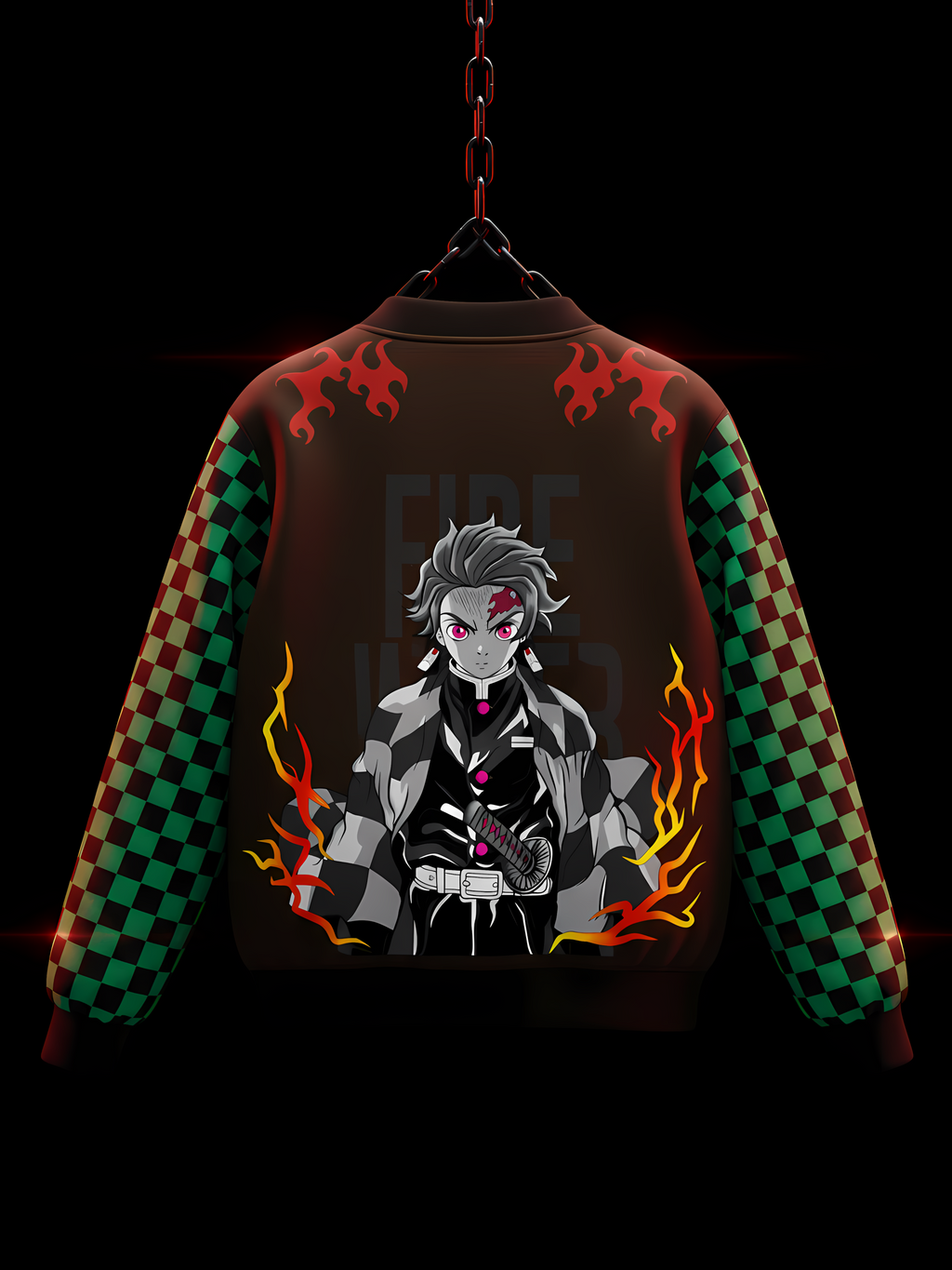 BOMBER JACKET (DEMON FIRE SOUL ) EDITION