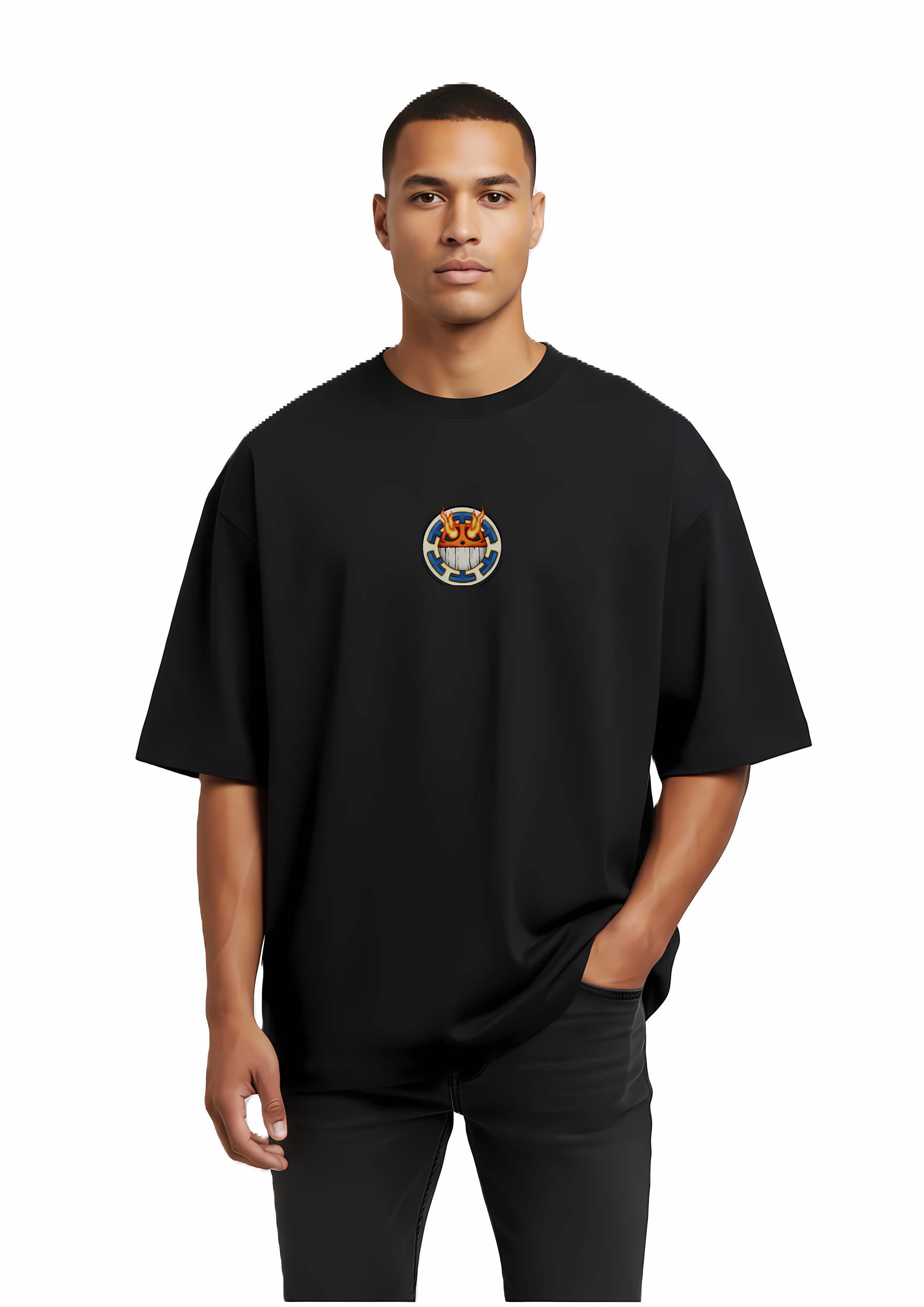 Oversized Stitch T-Shirt (ONEPIECE FLAG EMBRIODED) Edition