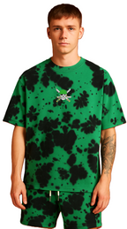 Men’s Streetwear Pirate Outfit (Green & Black Oversized Fit)