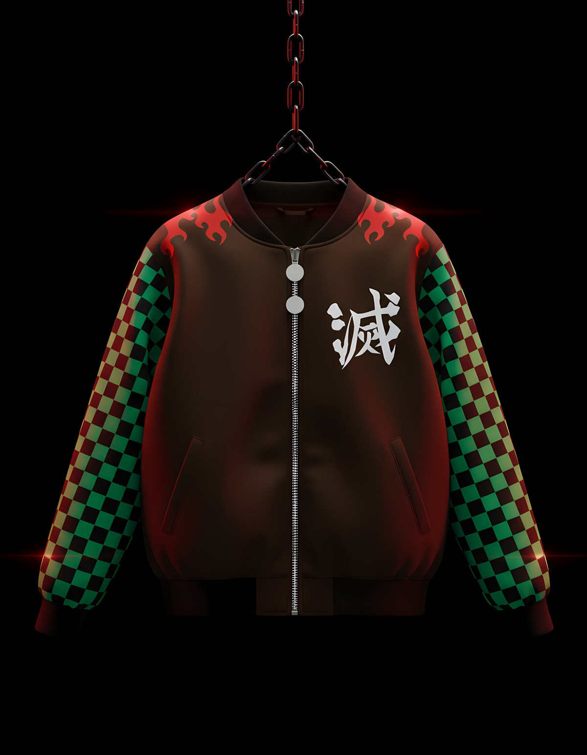 BOMBER JACKET (DEMON FIRE SOUL ) EDITION