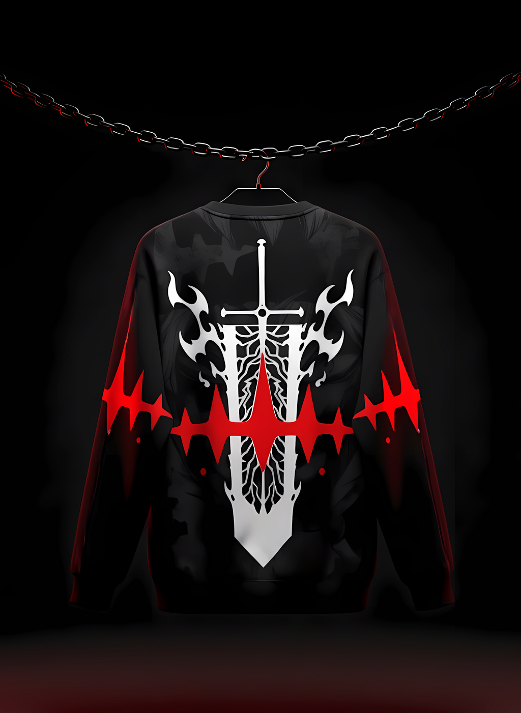 OVERSIZED SWEATSHIRT (BLACK CLOVER) EDITION