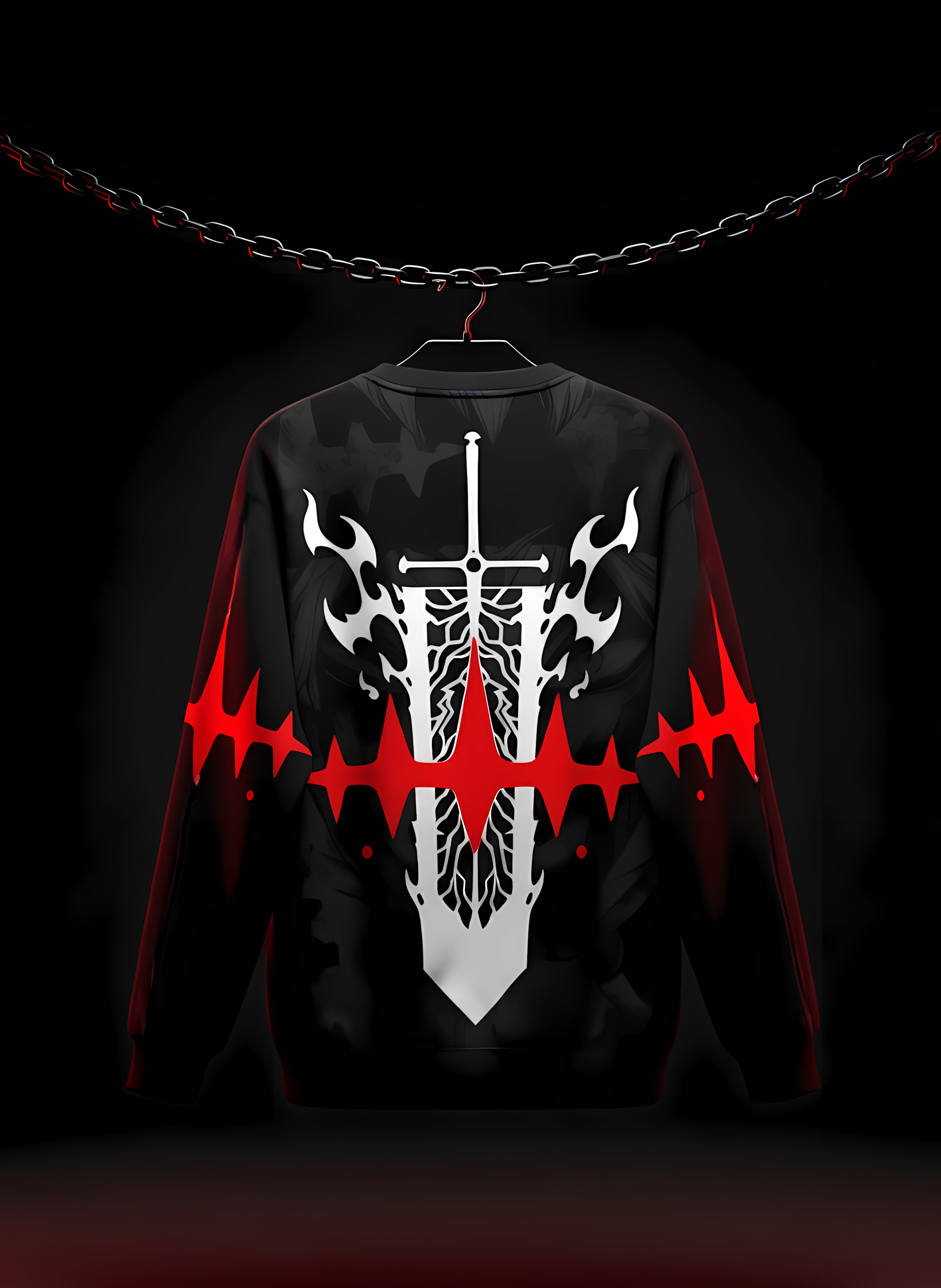 OVERSIZED SWEATSHIRT (BLACK CLOVER) EDITION